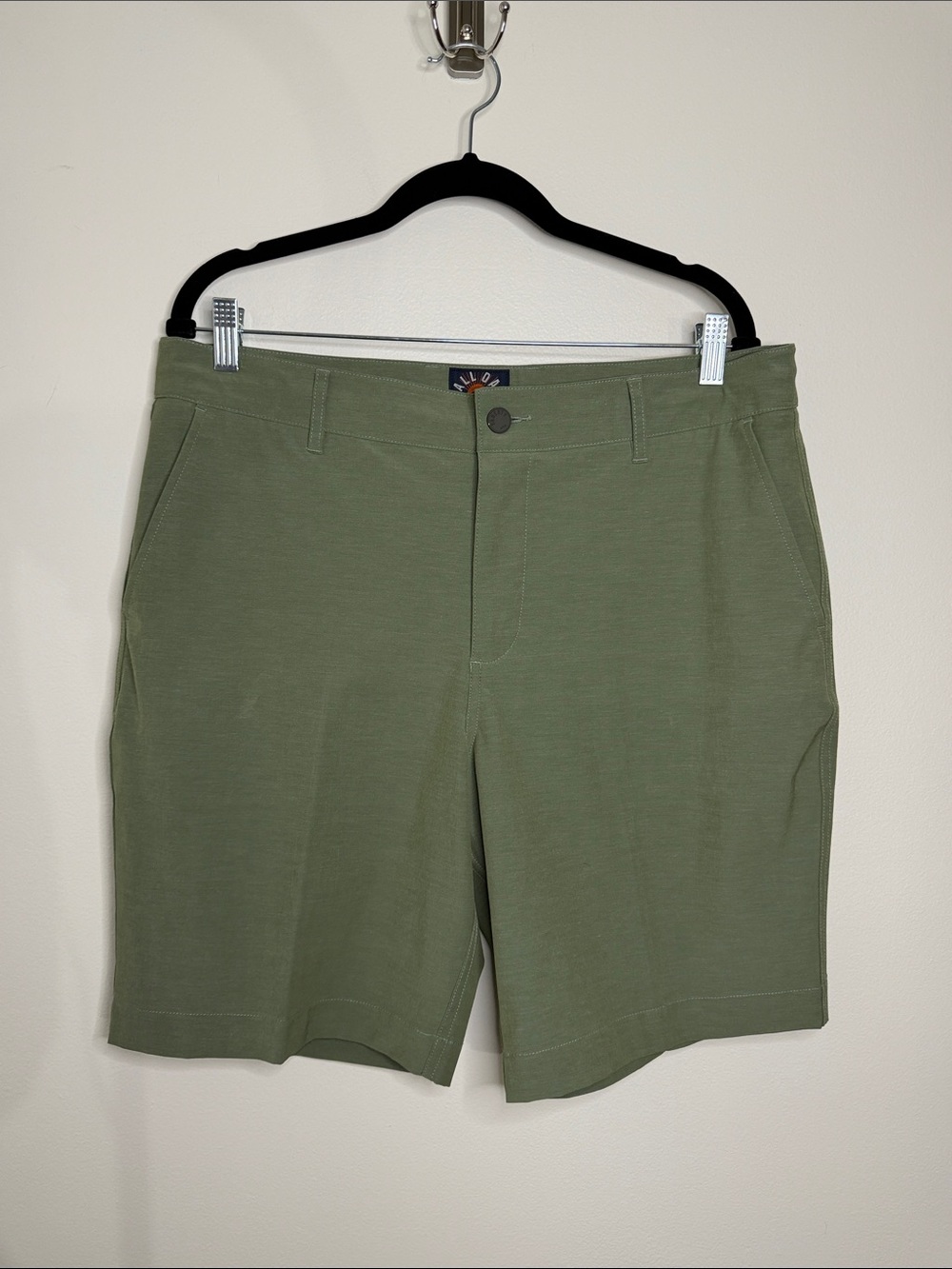 Faherty Belt Loop All Day Shorts in Olive Men's Waist 35"